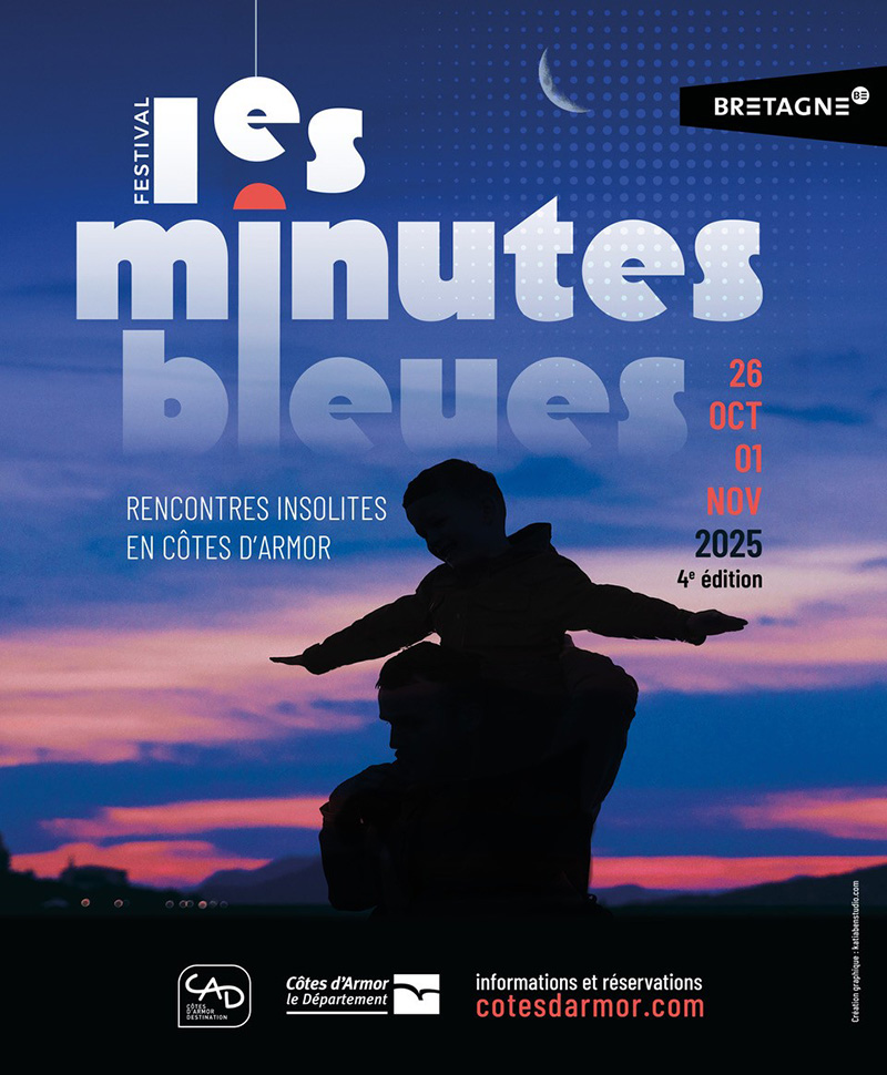 Affiche Festival Les Minutes Bleues 2025